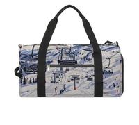 Mount Horsney - Borsa da palestra per uomo e donna, impermeabile, da viaggio, leggera, per sport e viaggi, colore bianco, taglia unica