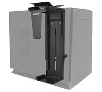 Mount-It! Staffa per montaggio sotto la scrivania della CPU - Supporto da parete e da banco per torre del computer, girevole a 360 gradi regolabile in altezza e larghezza montabile a parete