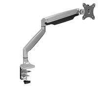 Mount-It! Supporto da scrivania per monitor singolo, completamente mobile e altezza articolata regolabile, adatto per schermo del computer compatibile con VESA da 53 a 81 cm (21 22 23 24 27 30 32