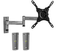 Mount-It! Supporto TV per camper, supporto da parete per TV full motion bloccabile progettato specificamente per camper o casa mobile Braccio singolo inclinabile e girevole 42 pollici max, capacità 33 libbre, compatibile VESA 200