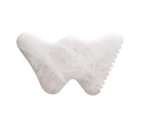 Mount Lai - Lo strumento Vitality Qi White Jade Gua Sha Sculpting Tool | Strumento per scolpire il viso per la cura della pelle | Strumento Guasha per viso e corpo | Strumenti di massaggio facciale