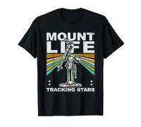 Mount Life Tracking Stars Telescope Astrofotografia Maglietta