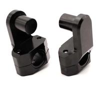 Mount Maniglia Morsetto Manubrio Riser Per DUCATI 696 796 821 1100 1200 848 2013 2014 2015 2016 2017 2018 Riser Maniglia Manubrio Da 28 Mm Rialzi manubrio(Black)