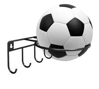 Mount Organizer - Struttura in acciaio resistente, scaffale per palline da parete, supporto sportivo | Dimensione parete verticale con robusta funzione di sospensione, per la palla da