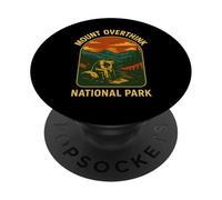 Mount Overthink National Park Retro Ansia & Pensare troppo PopSockets PopGrip Adesivo