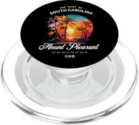 Mount Pleasant SC GPS Il meglio del tramonto sulla spiaggia della Carolina del Sud PopSockets PopGrip per MagSafe