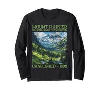 Mount Rainier National Park | Washington Maglia a Manica