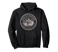 Mount Rainier Washington Mountain Mt Climbing Summit Escursioni Felpa con Cappuccio