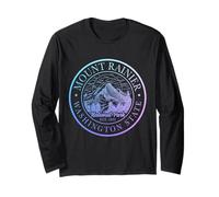Mount Rainier Washington Mountain Mt Climbing Summit Escursioni Maglia a Manica