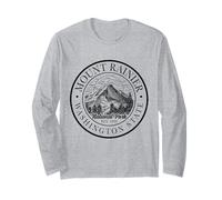 Mount Rainier Washington Mountain Mt Climbing Summit Escursioni Maglia a Manica