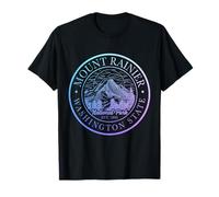 Mount Rainier Washington Mountain Mt Climbing Summit Escursioni Maglietta