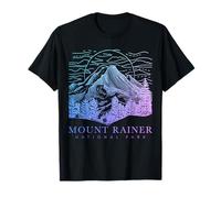 Mount Rainier Washington Mountain Mt Climbing Summit Escursioni Maglietta