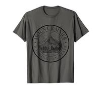 Mount Rainier Washington Mountain Mt Climbing Summit Escursioni Maglietta