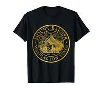 Mount Rainier Washington Mountain Mt Climbing Summit Escursioni Maglietta