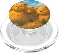 Mount Rushmore National Memorial US Teddy Bears Presedents PopSockets PopGrip per MagSafe