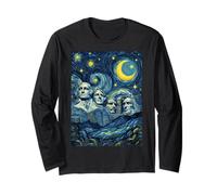 Mount Rushmore Notte Stellata Storia dell'Arte Presente Maglia a Manica