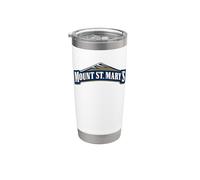 Mount St. Mary's University Mountaineers Logo Bicchiere termico in acciaio inox doppia parete