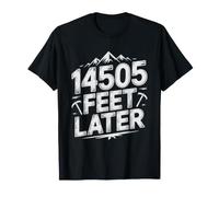 Mount Whitney 14505 Piedi Altitudine del Mt Vetta Piu Alta Maglietta