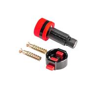 Mount Your Ride Bicycle Hangar che si adatta perfettamente alle pareti, perfetto per riporre il manubrio di mountain bike (rosso)