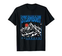 Mountain Adventure Steamboat Springs Colorado Escursioni Vintage Maglietta