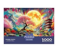 Mountain And River Flowers Awe-Inspiring Jigsaw Puzzles for Adults A 1000-Piece (Advanced) Saga of Impossible, Hard, And Difficult Challenging Puzzle Games for Women & Men - A Bonding Adventure