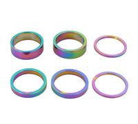 Mountain Bicycle Lega di Alluminio Auricolare Forcella Distanziale Bici Strada Manubrio Anello Rondella Forcella Anteriore