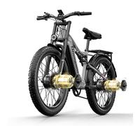Mountain bike 26'' Biciclette elettriche Doppio motor 2X1000W Fatbike 17.5AH MTB