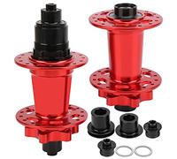 Mountain bike 32 fori a disco da 54t morsi freno leggero in lega in alluminio ruota per XD 142/12/100/135 (Rosso)