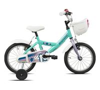 Mountain Bike acciaio ( 1 vel ) 14" con rotelle BIMBA Aquamarine e Lilac Glossy