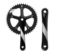 Mountain Bike Crankset, High-Performance Cycling Crank Arm Set, Precision Chainring Gear Component, Compatible with Various for Road Racing, Daily Commuting, Trail Riding