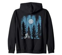 Mountain Bike Downhill MTB Montagne Foresta Trail di notte Bike Felpa con Cappuccio