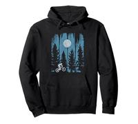 Mountain Bike Downhill MTB Montagne Foresta Trail di notte Bike Felpa con Cappuccio