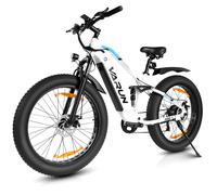 Mountain bike elettrica VARUN S26-1 26 x 4.0 con pneumatici fat e batteria rimovibile da 48V 16AH - Nouvo
