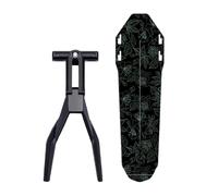 Mountain Bike Fending Board - Fango regolabile per bicicletta | Piastra di fango per bicicletta | Copertura completa spessa e larga | Fat Tyre Cycle Fending Board per cicli di montagna e strada