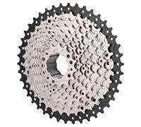 Mountain Bike Flywheel a 10 velocità Cassette High Shelf Life 11-42t Accessori di Sostituzione per Ruote da Strada Silverblack 1pcs