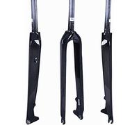 Mountain Bike Forcelle Anteriori 1-1/8"26/27.5/29" Forcella per Bicicletta MTB Super Leggero Fibra di Carbonio 3K 28.6mm Threadless Tubo Dritto Rigida MTB Forcella Anteriore