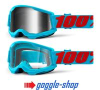 Occhiali cross 100% Strata 2 summit lente trasparente