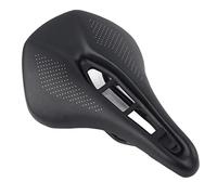 Mountain Bike Pollice Rests Selle Bici 26 × 17 × 6 Nero Cuoio DELL'unità di elaborazione Cuscino Ciclismo Sella per Mountain Road