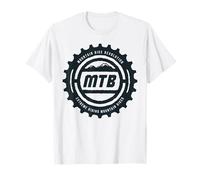 Mountain Bike Revolution MTB Logo Extreme Riding Biker Maglietta