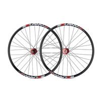 Mountain Bike Ruote 27.5 29 Pollici Ruota Anteriore E Posteriore Doppia Parete Lega Freno A Disco 32H Ruota Bici Freno A Disco Passante Cerchione 148Mm For 8-12 Velocità(Red_29")