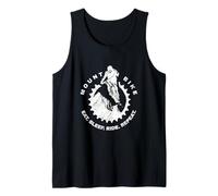 Mountain Bike Sport estremo Mangiare sonno Ride Repeat Distressed Canotta