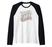 Mountain Biker Trail Side Therapist MTB Cycling Maglia con Maniche Raglan