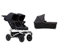 Mountain Buggy Duet Buggy V3 come passeggino doppio sedile + 1 ovetto - griglia