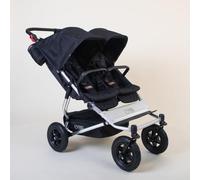 Mountain Buggy Duet Passeggino gemellare Heritage V4 Passeggino Caviar Nero