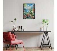 Mountain Castle Garden Puzzle 300 Pezzi Difficile Rompicapo Adulti Animals And Plants Sfida Per Amanti Del Puzzle Rilassamento Pressione Ridotta Dopo Il Lavoro Regalo Amici 300 PCS
