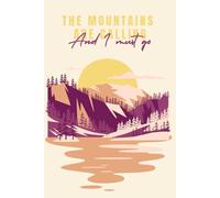Mountain Composition Notebook: 6x9 Line Pages | Landscape Journal for Meditation, Motivation, Hiking