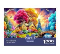 Mountain Countryside Breathtaking Jigsaw Puzzles for Adults A 1000-Piece (Advanced) Assortment of Impossible, Hard, And Difficult Challenging Puzzle Educational Games for Women And Men - A Thril