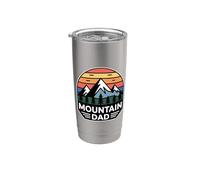 Mountain Dad Bicchiere termico in acciaio inox doppia parete