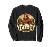 Mountain Dude Big Foot Big-Foot Sasquatch Escursionismo Campeggio Felpa