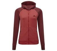 Mountain Equipment Endika Hooded W - felpa in pile - donna 12 Red woman Tencel/Lyocell,Recycled Materials